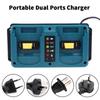 For Makita 18-20V Lithium Battery Rechargeable Portable Mini Dual Ports Charger Bl1860B Bl1850B Bl1830 Bl1840B Bl1860 L1845