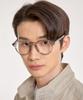 Eseubika Clay-C02 Blue Light Horn-Rimmed Glasses