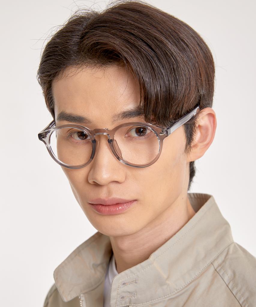 Eseubika Clay-C02 Blue Light Horn-Rimmed Glasses