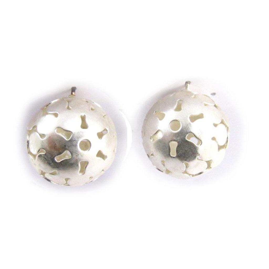 Les Trésors De Lily [J7122] - Silver 'Choreography' Earrings