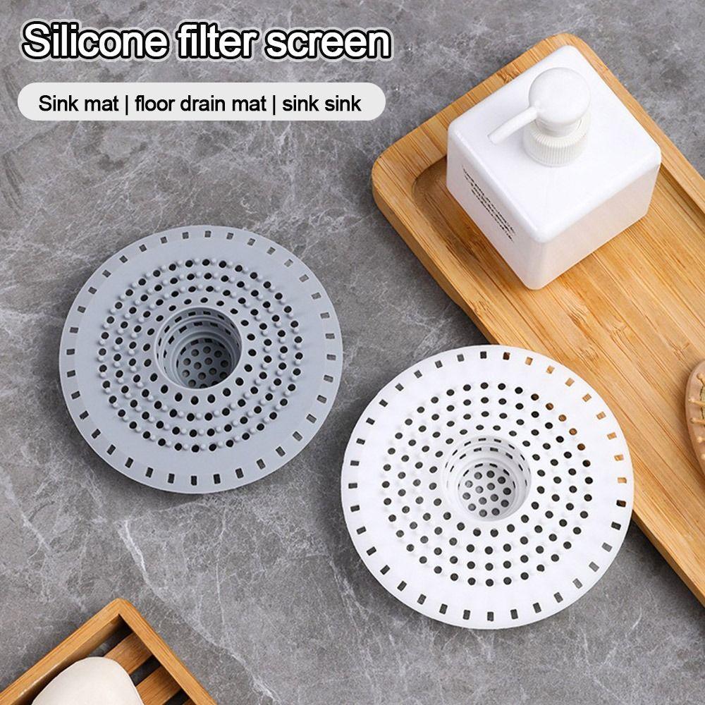 Anti-blocking Sewer Outfall Drain Filter Round Shape Waste Catcher  Kitchen Bathroom Accessories