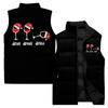 Ladies' Casual And Fashionable Sleeveless Vest Christmas Printed Cotton Jacket