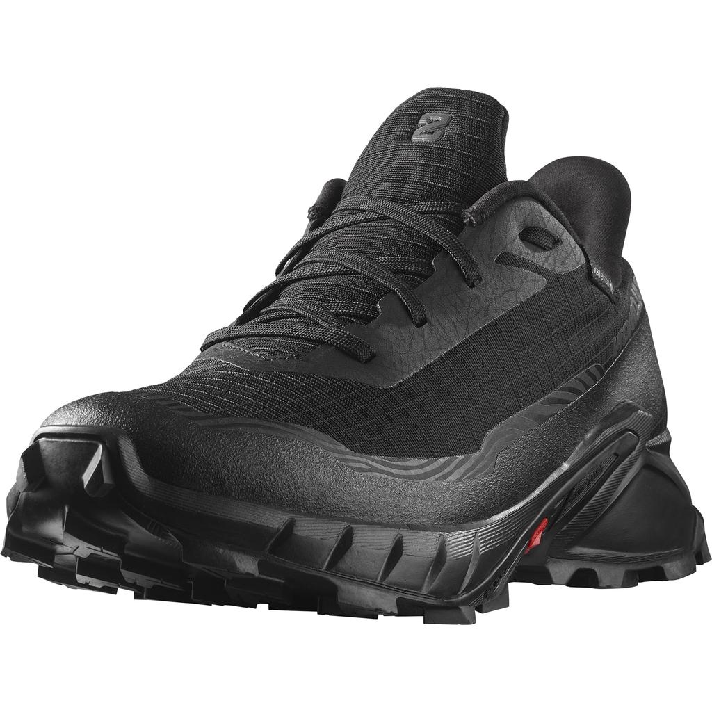 Salomon ALPHACROSS 5 Trail Running Size cm GORE-TEX Shoes, Men's, L47307500, Black/Black/Ebony, 28.0