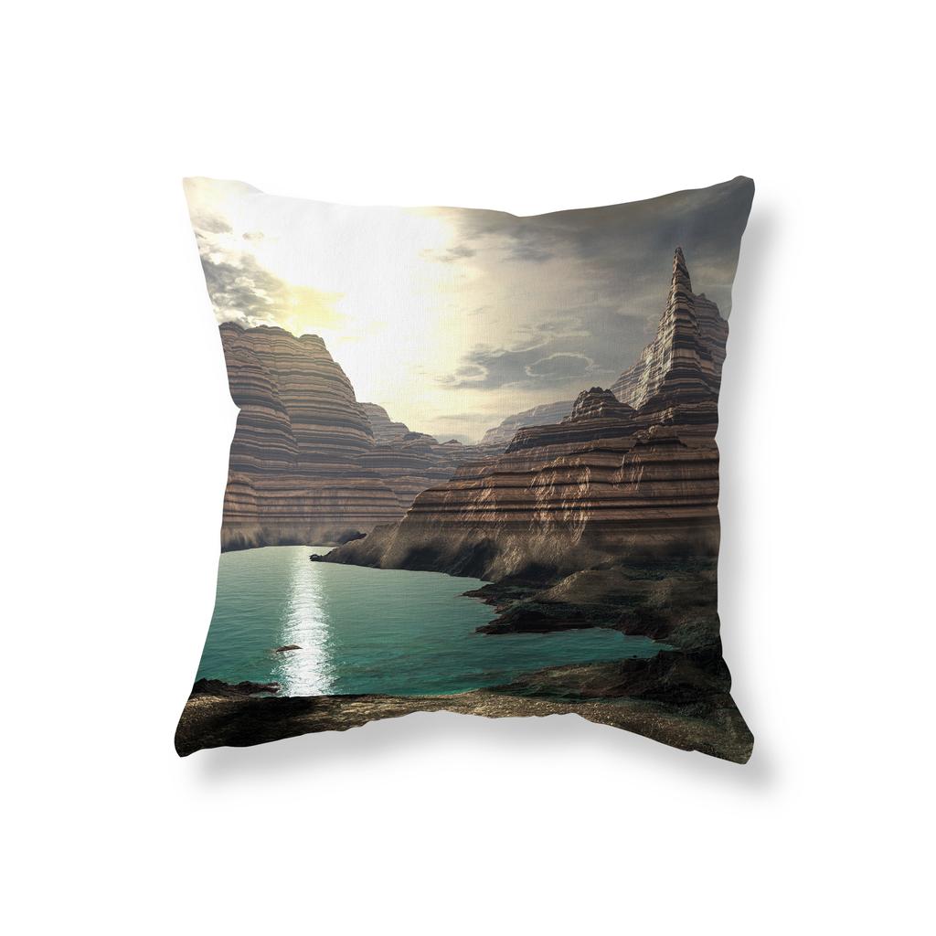 Starry Sky Landscape Pillowcase Sofa Car Decoration Office Game Chair Cushion Cover Room Home Decoration Pillowcase 45x45cm