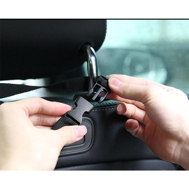 Car Trash Bag Reusable Washable Versatile Deformation Proof Hanging Back Seat Garbage Bag Trash Can