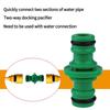 Garden Watering Hose Quick Connector 1/2'' 3/4" Hose Repair Coupling Joint Fitting Water Pipe Extender Connector Accessories