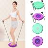 Rotating Twist Exercise Board with Pull Rope Writhing Waist Plate Portable Balance Rotator  Sport