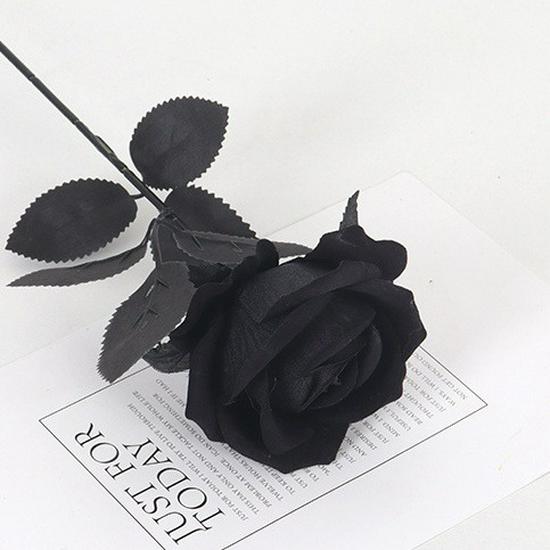 Handgefertigte einzelne künstliche Rose zur Dekoration für Hochzeit, Zuhause oder Valentinstag