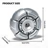 1PC Metal Fingertip Gyroscope with Rotating Chain Open Design Irritable EDC Stress Relief Toy for Relief And Entertainment