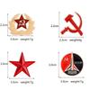 Russian Funny Cat Pins Russian Blue Cat Red Star Brooch Red Star Russian Pin  Cat Lover Friends