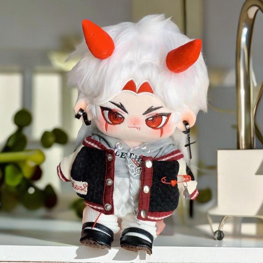 Stuffed 20Cm Game Genshin Impact Arataki Itto Cosplay Plush With Skeleton Dolls Toys For Fan Collection Plush Birthday Gifts