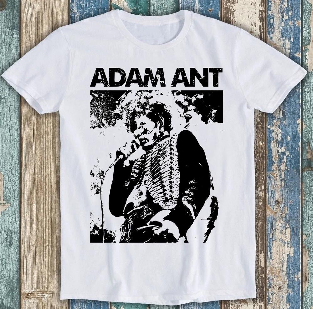 Адам Ант Концерт Японский Постер Музыка Смешной Подарок Футболка T-Shirt 1811 XXL