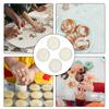 Christmas Christmas Cookie Cutter 3D Cookie Stamp 3D Pressable Designs Food-grade PP Material Healthy Snack Making