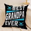 Best Grandparents Ever Cushion Cover Soft Plush Fabric DoubleSided Printed Cushion Covers for All Seasons Modern Home Decor