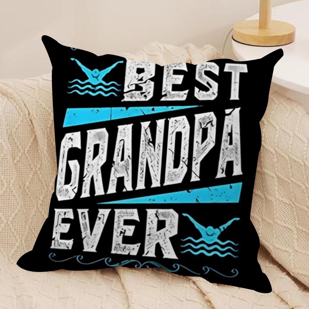Best Grandparents Ever Cushion Cover Soft Plush Fabric DoubleSided Printed Cushion Covers for All Seasons Modern Home Decor