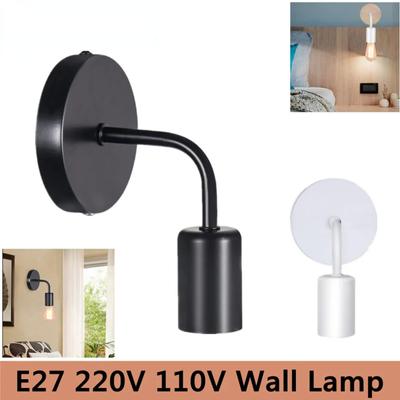 New Elegant Stylish Modern Black Iron Nordic Industrial Wall Lamp Sconce - Decorative Indoor Lighting Fixture for Bedroom, Bathr