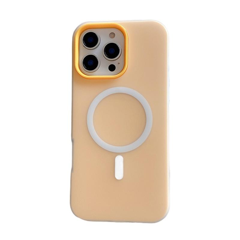 Candy Color For Magsafe Magnetic Wireless Charging Phone Case For iPhone 17 Air 16 15 14 13 Pro Max 2 In 1 Matte TPU Back Cover