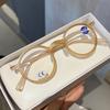 2026 new oval retro anti blue light reading glasses for men and women, casual, fashionable, ultra light and personalized