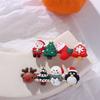 Supplies Xmas Ornaments Baby Santa Claus Hairpin Christmas Hair Clip Hair Accessories Elk Headwear