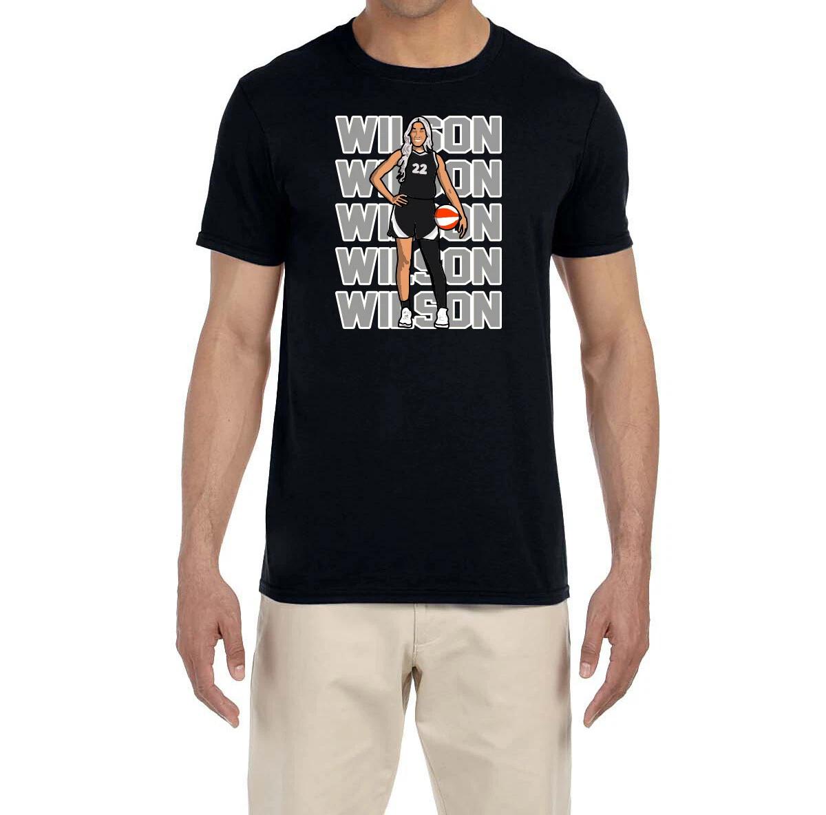 A Ja Wilson Text Pic T-Shirt XS
