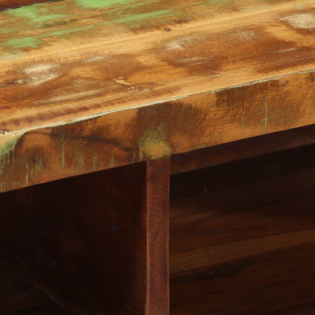 TV Wall Cabinet 80 X 30 X 19 Cm Solid Reclaimed Wood