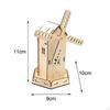 Solar Energy Windmill House Science Experiment Kits DIY Assembly 3D Puzzles Models for