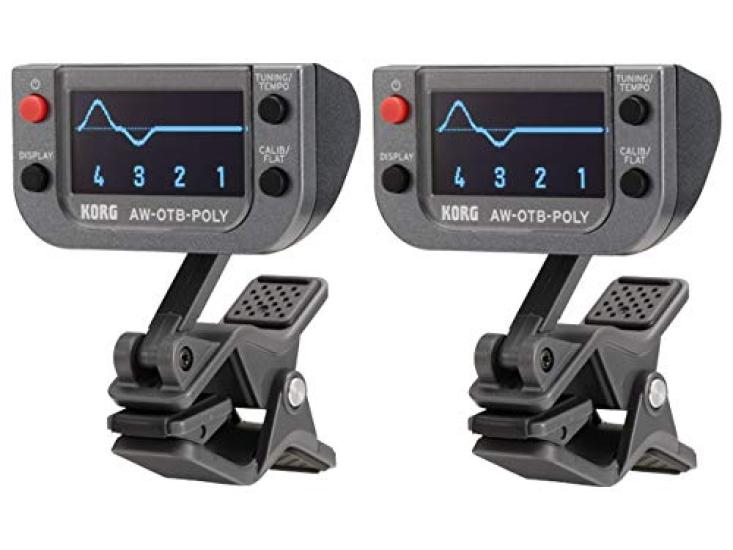 KORG Polyphonic Clip-on Tuner for Bass (AW-OTB-POLY) - Set of 2