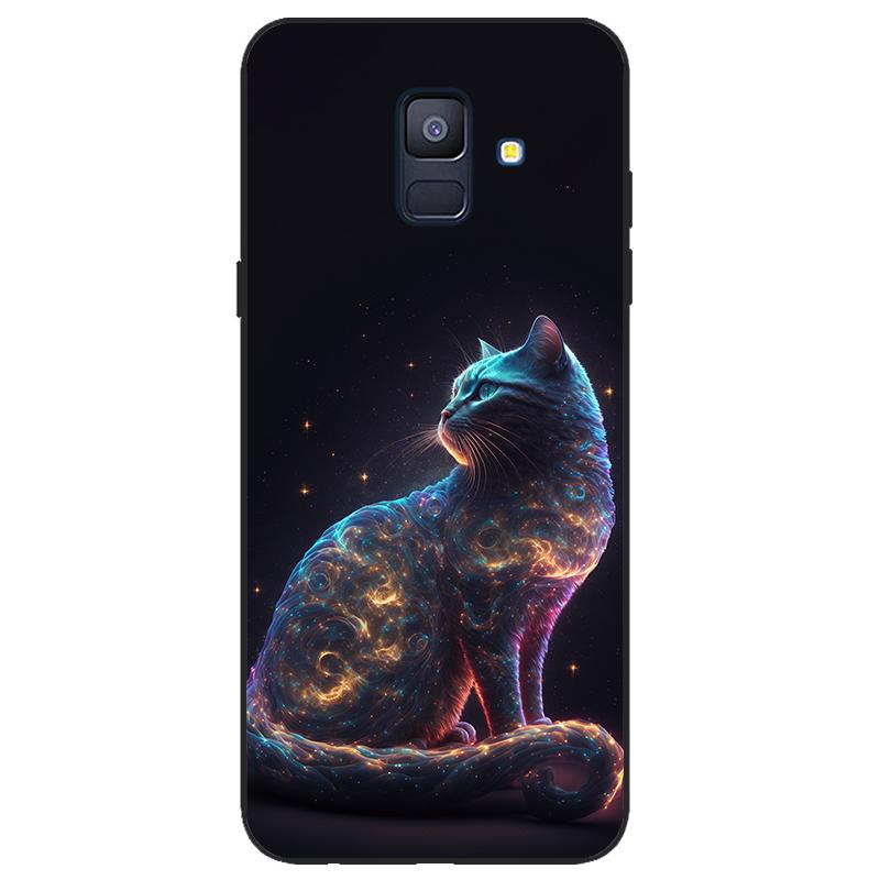 For Samsung Galaxy A6 2018 Silicone Case SIM SM A600 A600F Phone Case Tpu Case Coque Samsung Galaxy A62018 black