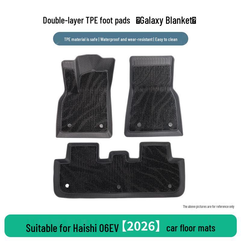 BYD Sea Lion 06EV 2026 TPE Floor Mats, 3-Piece, Custom Molded, In Stock