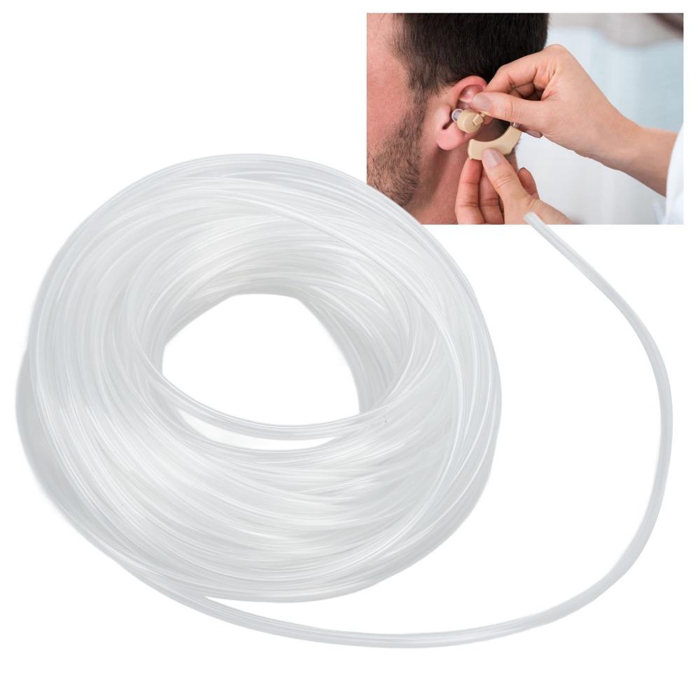 Flexible Earmold Hearing Tube Transparent Preformed Sound Tube Hearing Aid Tubing For Hearing Aids
