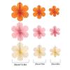 9PCS Colorful Paper Flowers Hanging Fans Background Paper Floral  Party Decoration