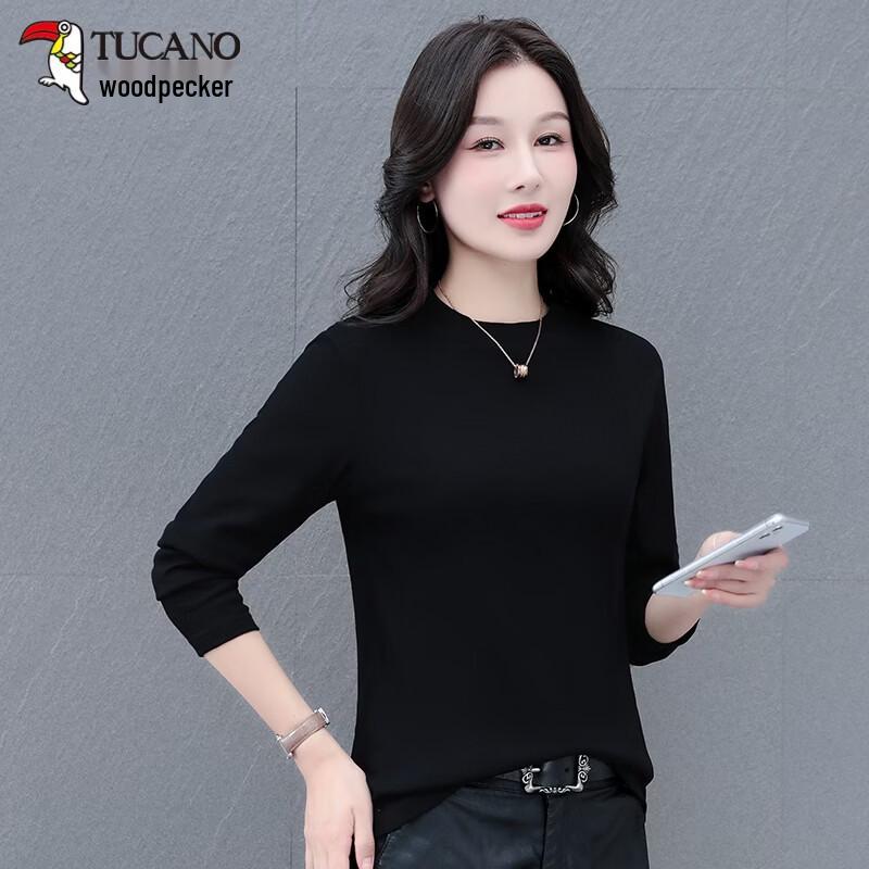 TUCANO Women's Long-Sleeve Cotton-Blend T-Shirt