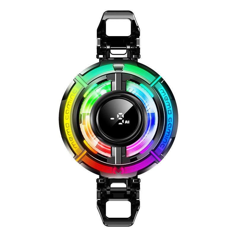 MEMO CX15: AI-Controlled Magnetic Wireless Phone Cooler with Dual-Use, Colorful Version & Light Toggle