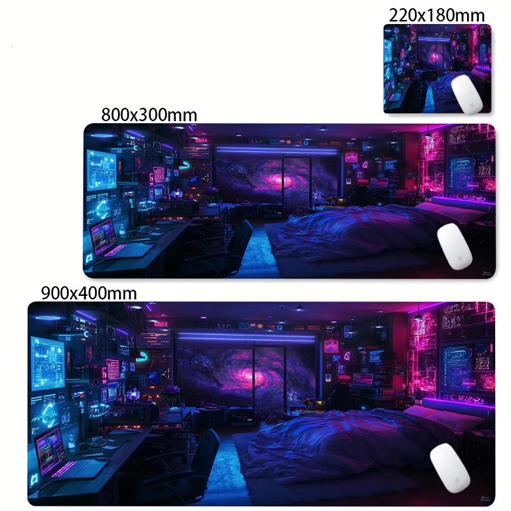 Galaxy Planet Desk Mat Keyboard Mats Deskpad Large Universe Space Gaming Mousepad x Extended Mouse Pad Xxl Speed Deskmat