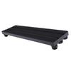 Guitar Pedal Board Aluminum Alloy Frame Non Slip Silicone Feet Mat Portable Effect Guitar Pedalboard