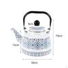 Enamel Tea Kettle Picnic Pot Teapot Water