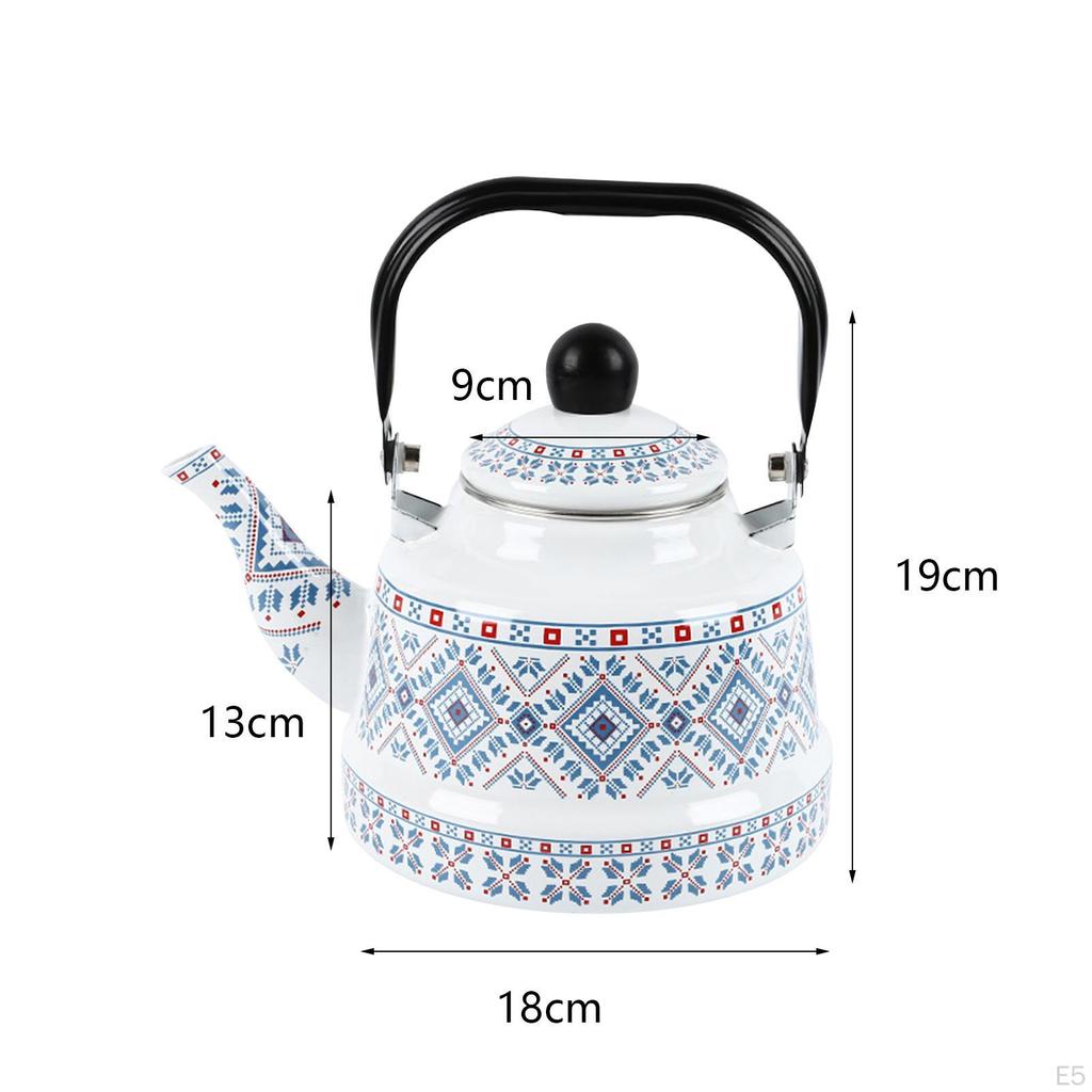 Enamel Tea Kettle Picnic Pot Teapot Water