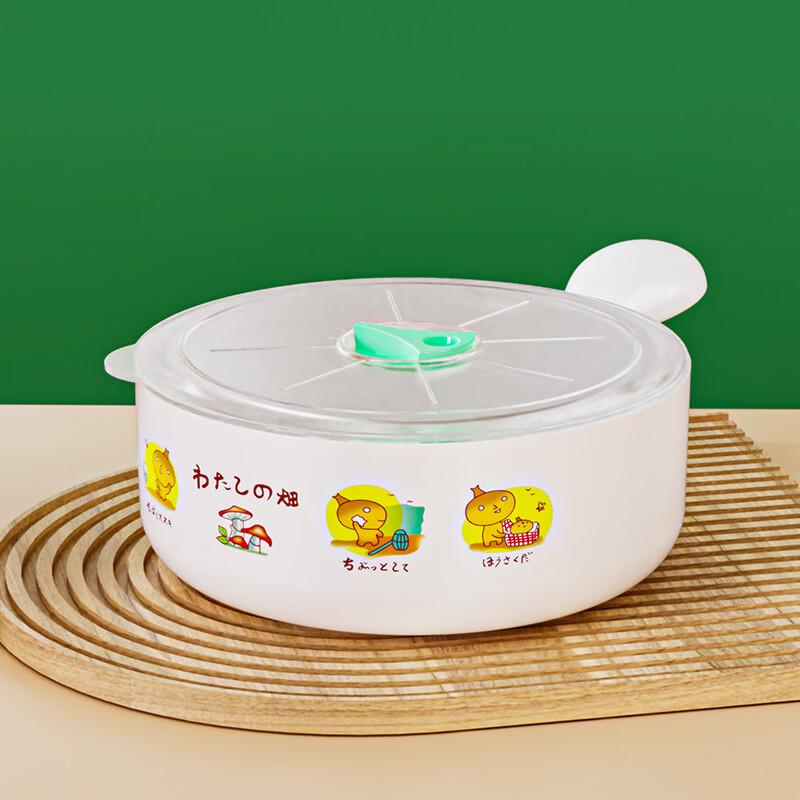 

ZISIZ Enamel Microwave Food Storage Bowl Set