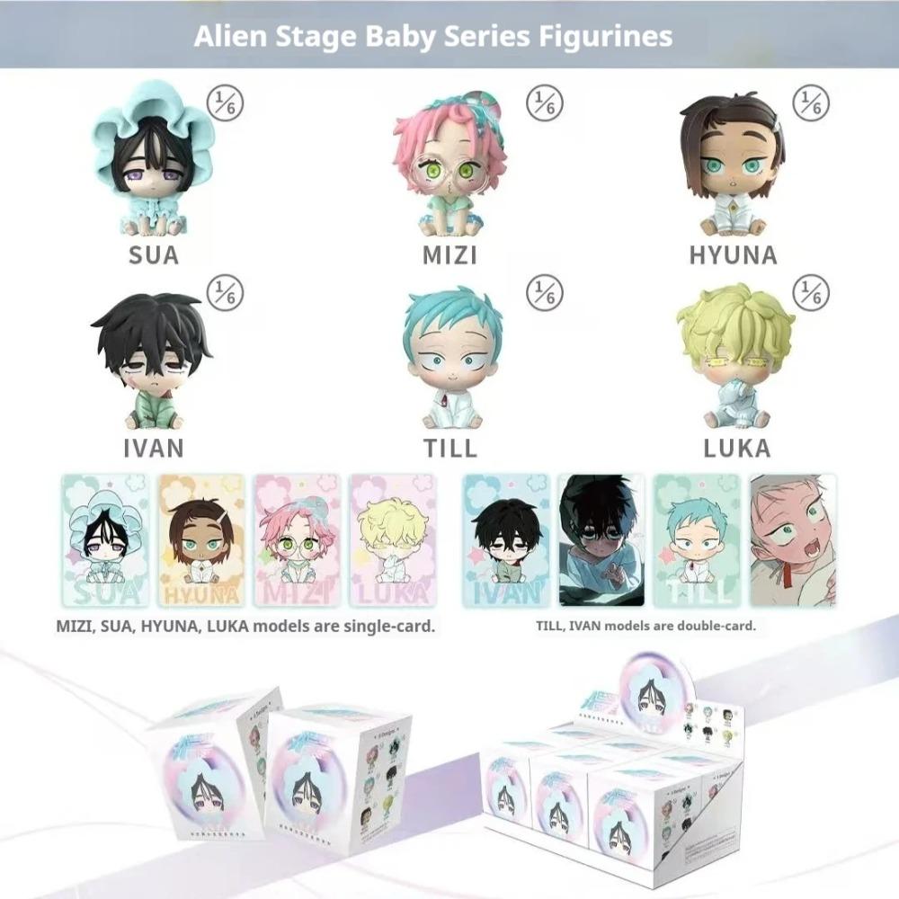 Portachiavi Personaggio Stage Alieno Anime Luka to Sua Ivan Mizi Hyuna Maumet Mini Peluche Mascotte Giocattolo alla Moda Blind Box Regalo