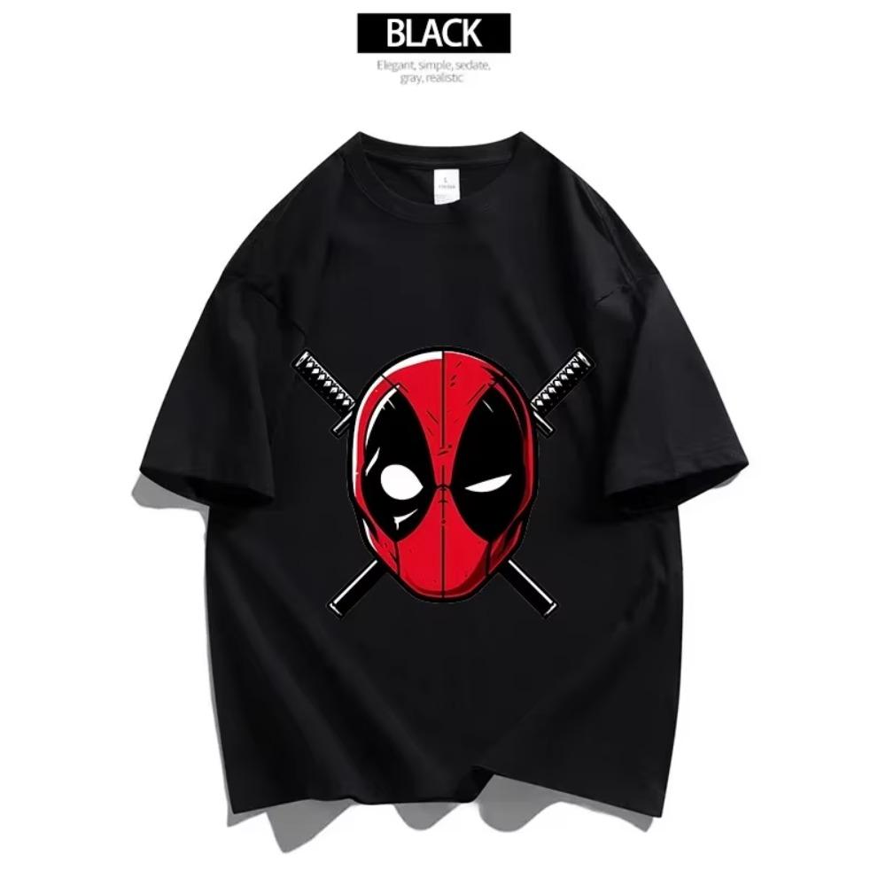

Men T Shir Marvels Short Sleeve Tops Spidermans Women T Fashion Printed Summer Clothes Marvels Anime Cartoon Tee Shirt Unisex XXXXXL чёрный