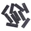 10pcs/lot Rectangular Natural Stone Cabochon Black Line Turquoise Cabochon For DIY Craft Earrings Rings Necklace Jewelry Making