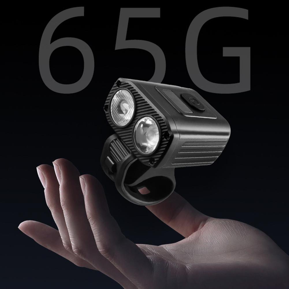 LED Bicycle Headlight High Beam Low Beam Bike Handlebar Flashlight USB Charging LED Cycling Lantern 5 Modes Bicycle Accessories