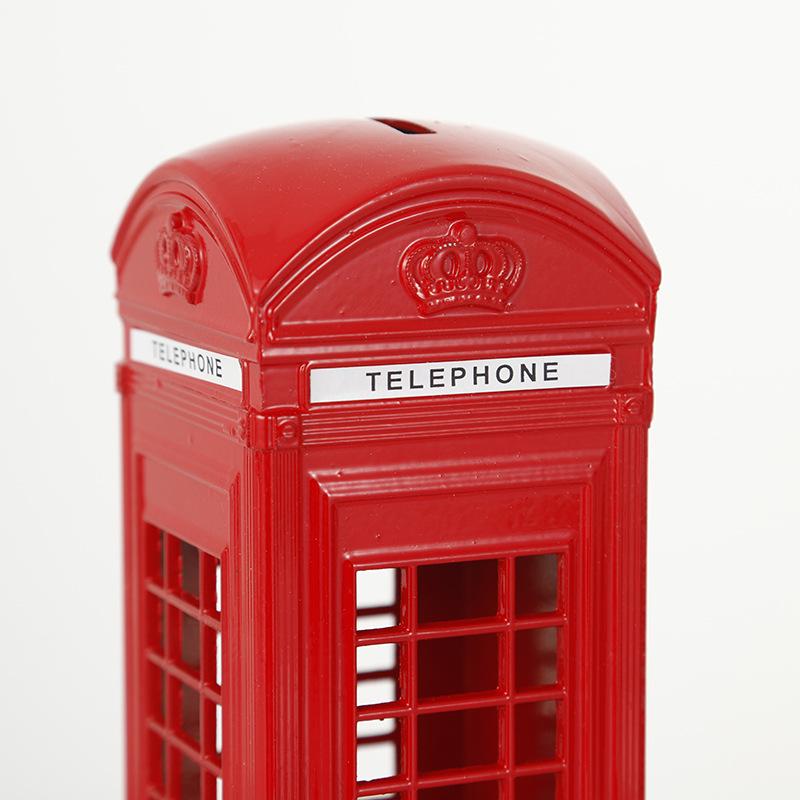 Retro British Phone Booth Money Box and Photography Prop