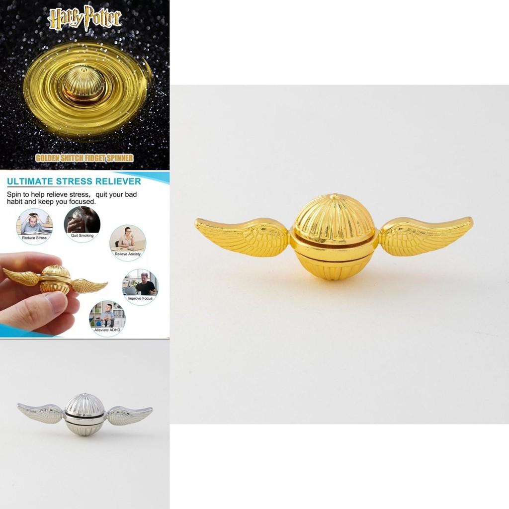 Hochwertiger Metall Engel Flügel Fidget Spinner Goldene Farbe Ideales Stressabbau Spielzeug