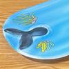 Shark Sushi Plate 3-in-1 Ceramic Dinner Plate with Sauce Bowl Chopstick Holder Food Microwave Safe Sushi Tray