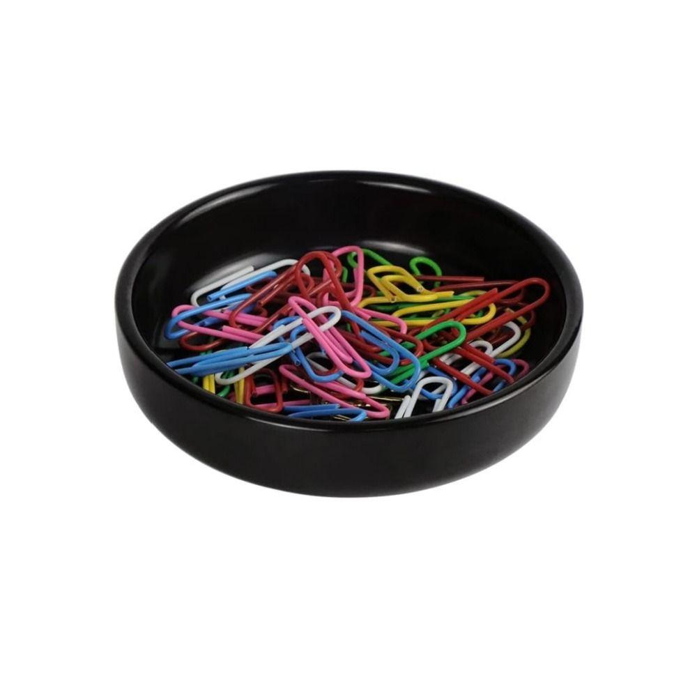 

Прочный круглый держатель для скрепок меламиновый канцелярский органайзер для офиса