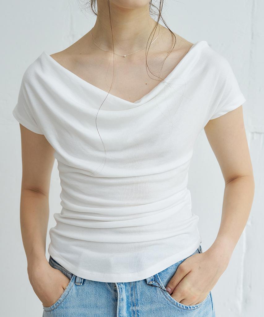 VEM.VER Drape Half Sleeve T-Shirt_3 Colors