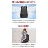 Radweather Backpack Unisex A4 Compatible Lightweight Compact Carryable Black Commuting School Travel Bag Camping