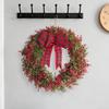 Christmas Simulation Green Plant Money Leaf Wreath Vine Ring Home Window Door Hanging Decoration 40cm