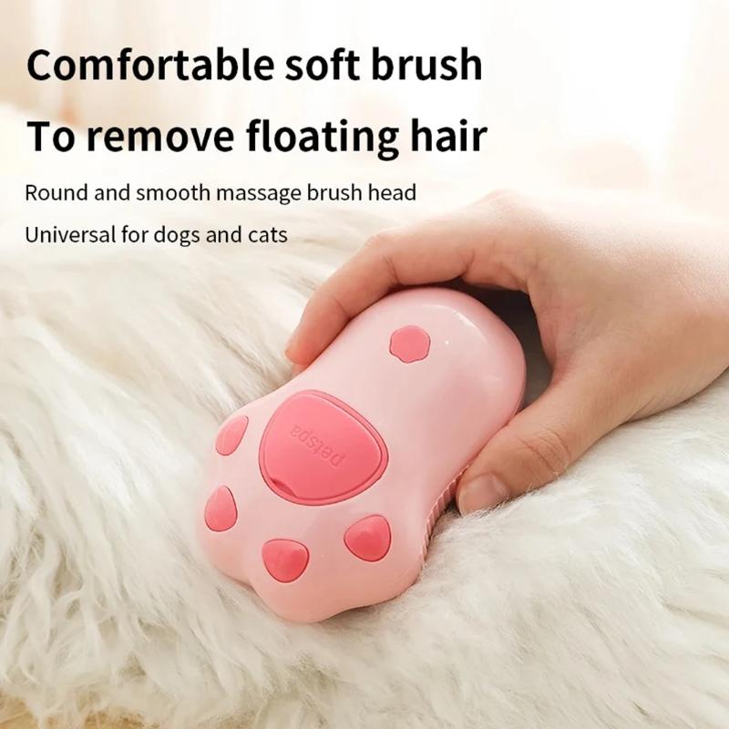 3 in 1 Steamy Cat Brush Electric Spray Cat Hair Brush Comb Massage Pet Grooming Suitable for Short or Long Haired Cats/dog